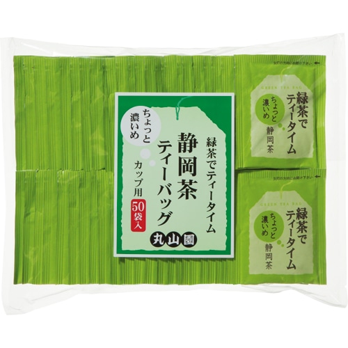 丸山園　緑茶でティータイム　静岡茶　1パック（50バッグ）（ご注文単位1パック）【直送品】