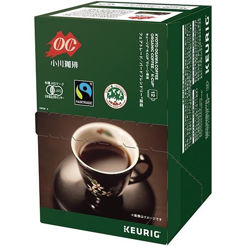 キューリグ Kカップ専用カートリッジ 京都 小川珈琲 オーガニックコーヒー 1箱(12杯)(ご注文単位1箱)【直送品】