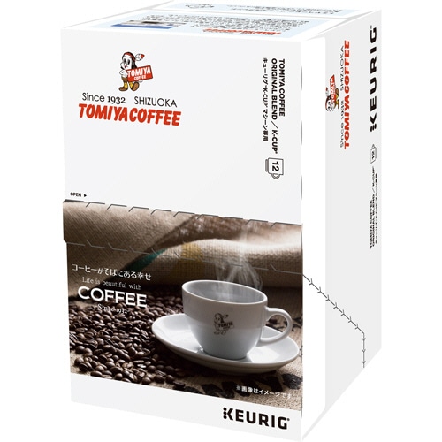 キューリグ Kカップ専用カートリッジ トミヤコーヒー オリジナルブレンド 1箱(12杯)(ご注文単位1箱)【直送品】