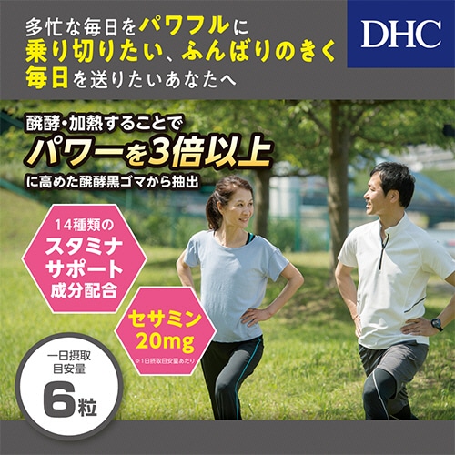 DHC 醗酵黒セサミン+スタミナ 20日分 1個(120粒)(ご注文単位1個)【直送品】