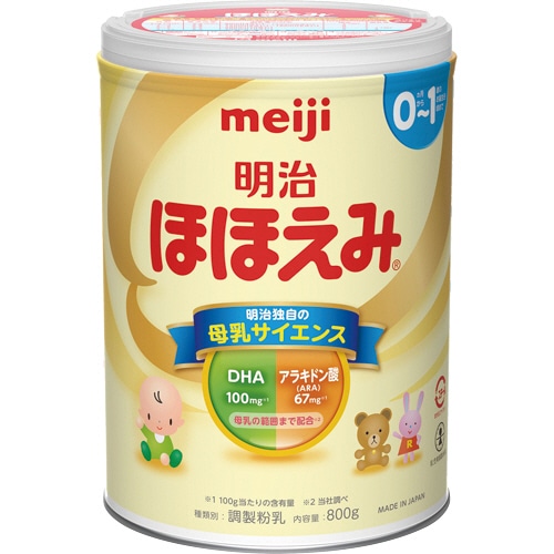 明治 乳児用ミルク ほほえみ 大缶 800g 1個(ご注文単位1個)【直送品】