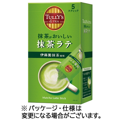 伊藤園　タリーズスティック　抹茶ラテ　1箱（5本）（ご注文単位1箱）【直送品】