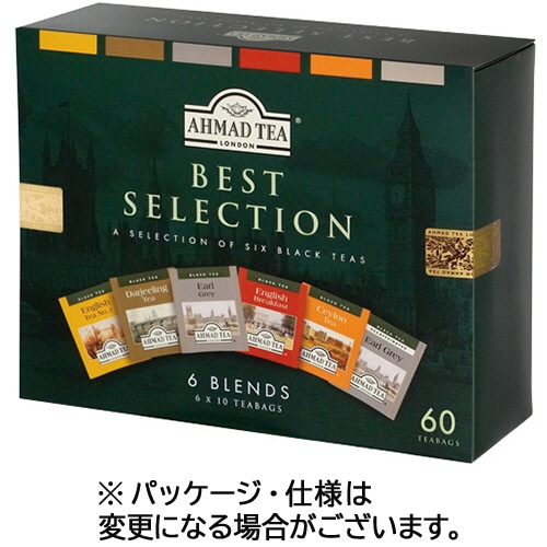 AHMAD　TEA　ザ・ベストセレクション　1箱（60バッグ）（ご注文単位1箱）【直送品】