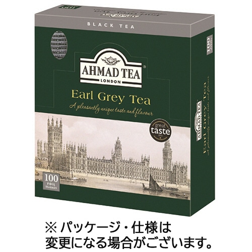 AHMAD　TEA　アールグレイ　1箱（100バッグ）（ご注文単位1箱）【直送品】