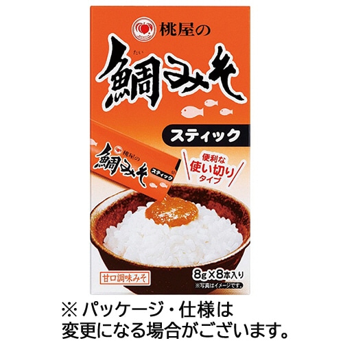 桃屋　鯛みそ　スティック　8g　1箱（8本）（ご注文単位1箱）【直送品】