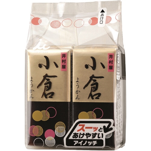 井村屋　ミニようかん　小倉　58g／本　1セット（24本：4本×6パック）（ご注文単位1セット）【直送品】