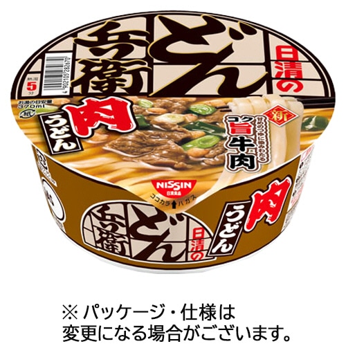 日清食品　日清のどん兵衛　肉うどん　86g　1ケース（12食）（ご注文単位1ケース）【直送品】