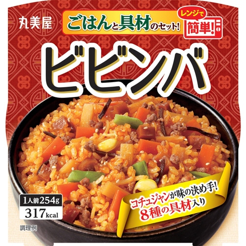 丸美屋　ビビンバ　ごはん付き　254g　1セット（24食）（ご注文単位1セット）【直送品】