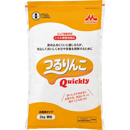 森永乳業　つるりんこQuickly（クイックリー）　2kg　1セット（4パック）（ご注文単位1セット）【直送品】