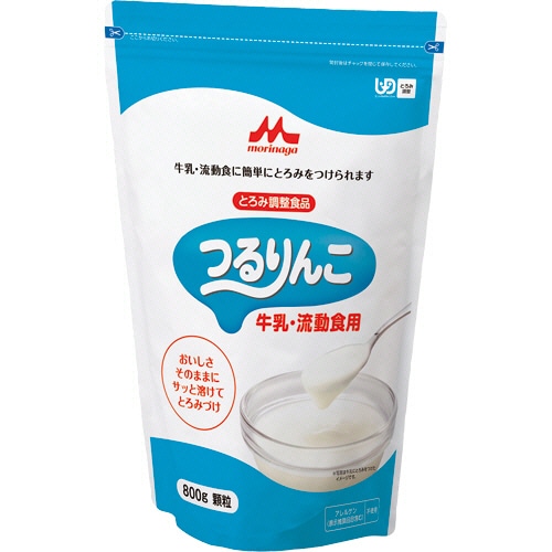 森永乳業クリニコ　つるりんこ　牛乳･流動食用　800g　1セット（8パック）（ご注文単位1セット）【直送品】