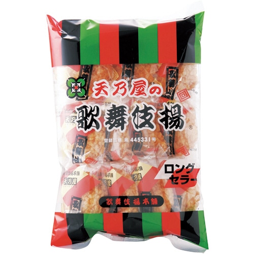 天乃屋　歌舞伎揚　1セット（132枚：11枚×12パック）（ご注文単位1セット）【直送品】