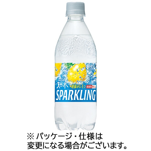 サントリー 天然水スパークリングレモン 500ml ペットボトル 1ケース(24本)(ご注文単位1ケース)【直送品】