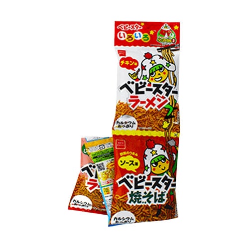 おやつカンパニー　ベビースター　いろいろ　4連　68g（17g×4袋）／パック　1セット（20パック）（ご注文単位1セット）【直送品】