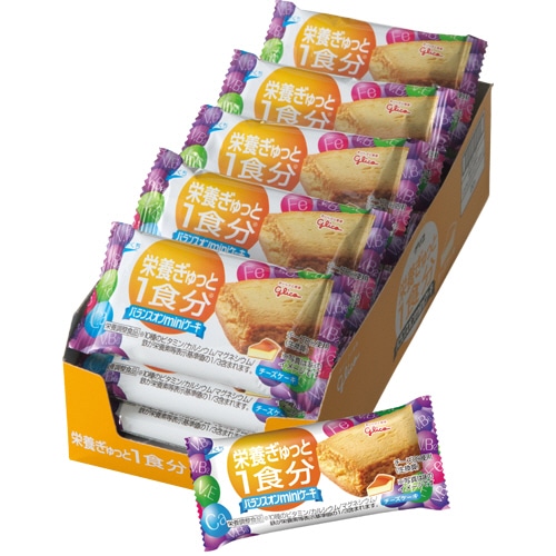 江崎グリコ　バランスオンminiケーキ　チーズケーキ　1セット（60個：20個×3箱）（ご注文単位1セット）【直送品】