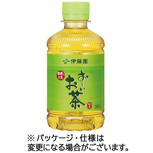伊藤園　おーいお茶　緑茶　280mL　ペットボトル　1セット（96本：24本×4ケース）（ご注文単位1セット）【直送品】