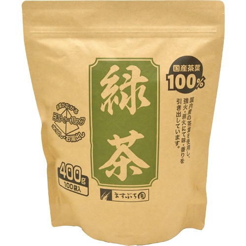ますぶち園　オキロン　三角ティーバッグ　緑茶　1セット（500バッグ：100バッグ×5袋）（ご注文単位1セット）【直送品】