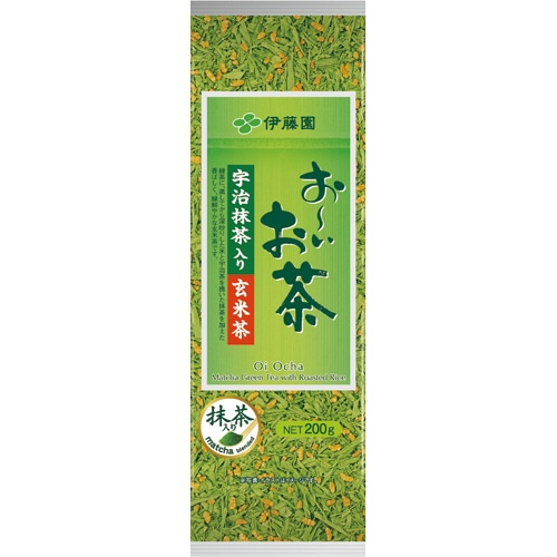 伊藤園　おーいお茶　宇治抹茶入り玄米茶　200g　1セット（3袋）（ご注文単位1セット）【直送品】
