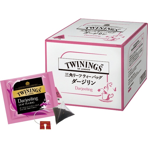 片岡物産　トワイニング　三角リーフティーバッグ　ダージリン　1箱（100バッグ）（ご注文単位1箱）【直送品】