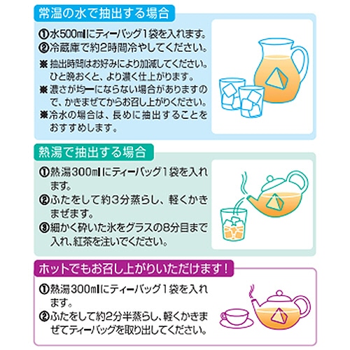 三井農林 日東紅茶 水出しアイスティー アールグレイ 1袋(100バッグ)(ご注文単位1袋)【直送品】
