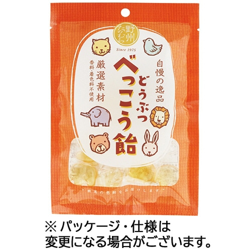 野州たかむら　どうぶつべっこう飴　65g　1袋（ご注文単位1袋）【直送品】