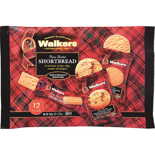 ウォーカー ショートブレッド アソートパック #1853 168g/パック 1セット(12パック)(ご注文単位1セット)【直送品】
