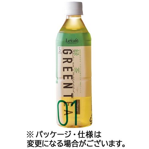 ハルナプロデュース　ルカフェ　緑茶　500ml　ペットボトル　1セット（48本：24本×2ケース）（ご注文単位1セット）【直送品】