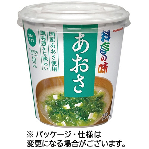 マルコメ カップ 料亭の味 あおさ 22g 1セット(6食)(ご注文単位1セット)【直送品】
