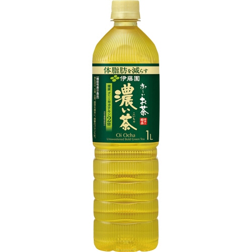 伊藤園　おーいお茶　濃い茶　1L　ペットボトル　1ケース（12本）（ご注文単位1ケース）【直送品】