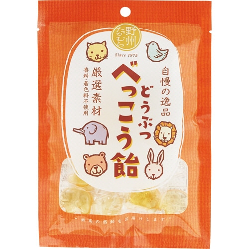 野州たかむら どうぶつべっこう飴 65g 1セット(3袋)(ご注文単位1セット)【直送品】