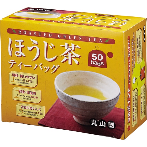 丸山園 お徳用 ほうじ茶ティーバッグ 1セット(150バッグ:50バッグ×3箱)(ご注文単位1セット)【直送品】
