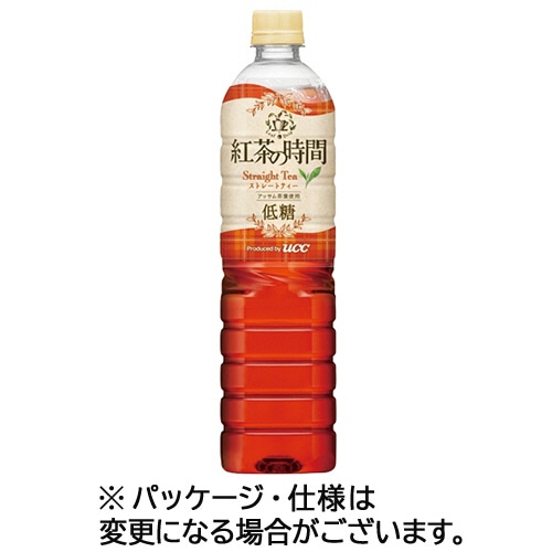 UCC　紅茶の時間　ストレートティー　低糖　900ml　ペットボトル　1ケース（12本）（ご注文単位1ケース）【直送品】