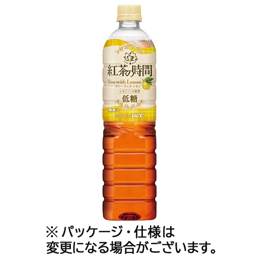 UCC　紅茶の時間　ティーウィズ　レモン　低糖　900ml　ペットボトル　1ケース（12本）（ご注文単位1ケース）【直送品】