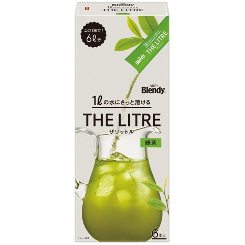 味の素AGF　ブレンディ　ザリットル　緑茶　1セット（18本：6本×3箱）（ご注文単位1セット）【直送品】