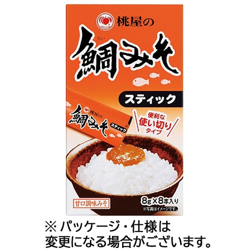 桃屋 鯛みそ スティック 8g 1セット(48本:8本×6箱)(ご注文単位1セット)【直送品】