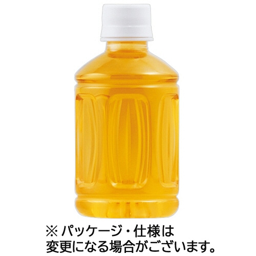 富永貿易　神戸居留地　緑茶　ラベルレス　280mL　ペットボトル　1セット（96本：24本×4ケース）（ご注文単位1セット）【直送品】
