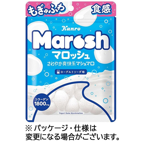 カンロ　マロッシュ　ヨーグルトソーダ味　50g／パック　1セット（6パック）（ご注文単位1セット）【直送品】