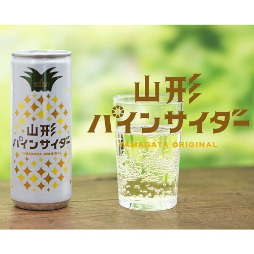 山形食品 山形 パインサイダー 250ml 缶 1ケース(30本)(ご注文単位1ケース)【直送品】