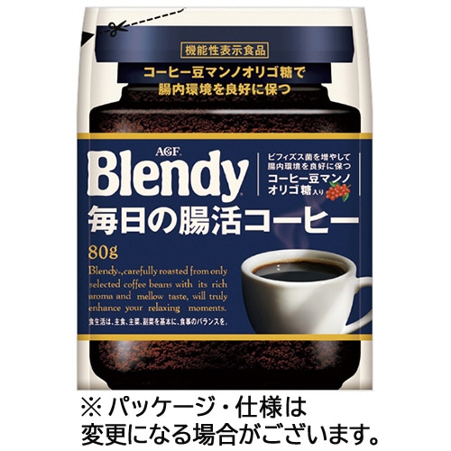味の素AGF ブレンディ 毎日の腸活コーヒー 80g 1セット(3袋)(ご注文単位1セット)【直送品】
