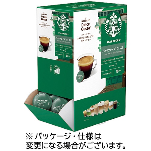 ネスレ スターバックス パイクプレイスロースト ネスカフェ ドルチェ グスト 専用カプセル 60杯/パック※軽（ご注文単位1パック）【直送品】
