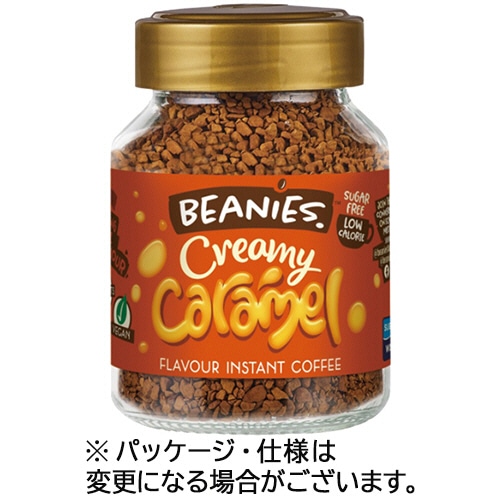 シーエフシージャパン インスタントコーヒー ビーニーズ クリーミーキャラメル 50g 瓶 1本/本※軽(ご注文単位1本)【直送品】