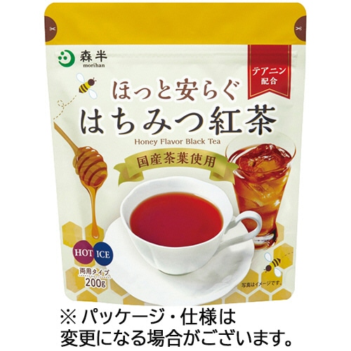 共栄製茶 森半 ほっと安らぐはちみつ紅茶 200g /パック※軽(ご注文単位1パック)【直送品】