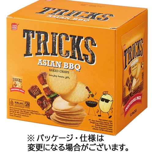 ドーバーフィールド ファーイースト トリックス ベイクドチップス アジアンBBQ味 15g/袋 1箱(12袋)/個※軽（ご注文単位1個）【直送品】