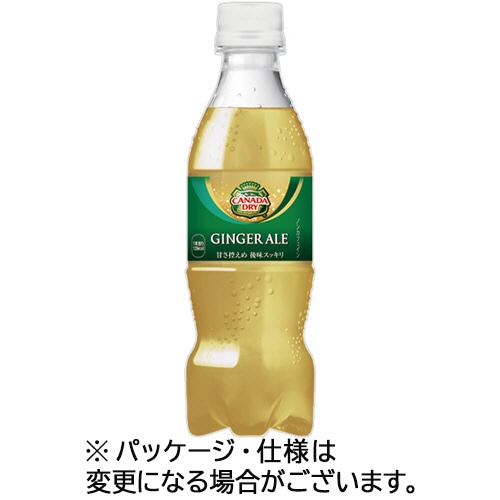 コカ・コーラ カナダドライ ジンジャーエール 350mL ペットボトル 1セット(48本:24本×2ケース)/セット※軽（ご注文単位1セット）【直送品】
