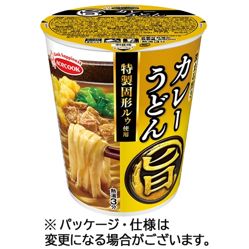 エースコック まる旨 カレーうどん 65g 1ケース(12食)/ケース※軽（ご注文単位1ケース）【直送品】