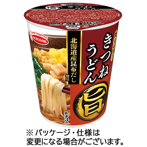 エースコック まる旨 きつねうどん 59g 1ケース(12食)/ケース※軽（ご注文単位1ケース）【直送品】