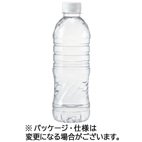 ビクトリー 天然水ピュアの森 ラベルレス 500mL ペットボトル 1ケース(24本) ※軽（ご注文単位1ケース）【直送品】