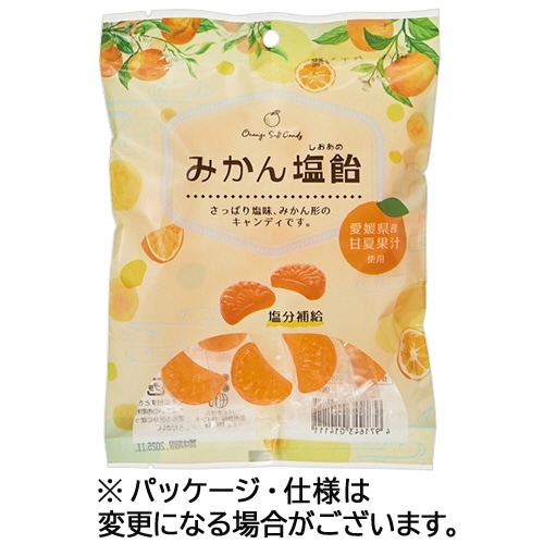 金扇ドロップス工業 みかん塩飴 110g 1パック ※軽（ご注文単位1パック）【直送品】