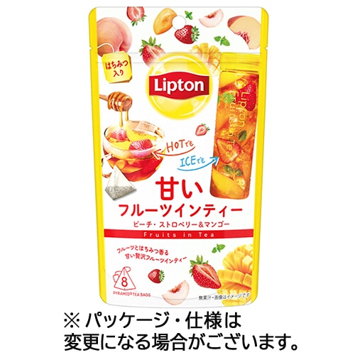 リプトン フルーツインティー ピーチ・ストロベリー&マンゴー ティーバッグ 24g 1パック ※軽（ご注文単位1パック）【直送品】
