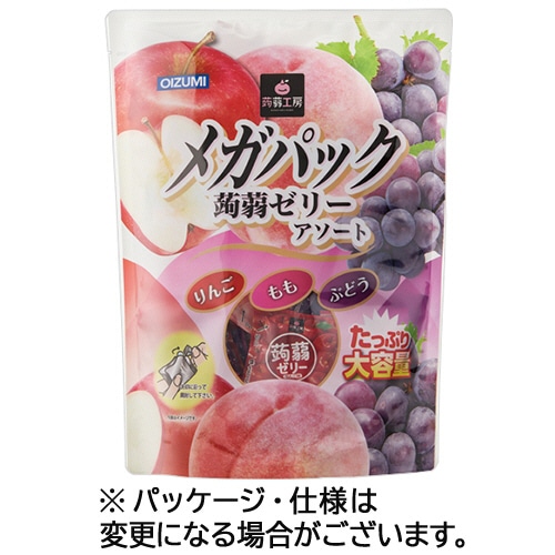 オーイズミ下仁田 蒟蒻工房 蒟蒻ゼリー メガパック 960g 1パック(約60個) ※軽（ご注文単位1パック）【直送品】