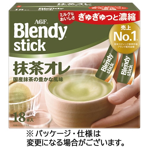 味の素AGF ブレンディ スティック 抹茶オレ (18本) ※軽(ご注文単位1パック)【直送品】